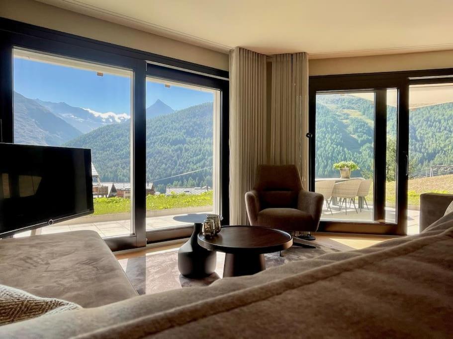 Hollywood 1 - A Luxury, Comfortable And Spacious Apartment Located Directly On The Slopes! Saas Fee 외부 사진